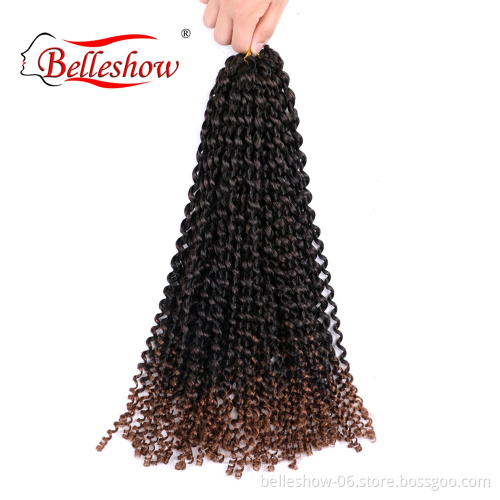 Hot sell 18inch 22 strands  new fashion freetress Hair Crochet Braid Braids passion twist hair bohemian